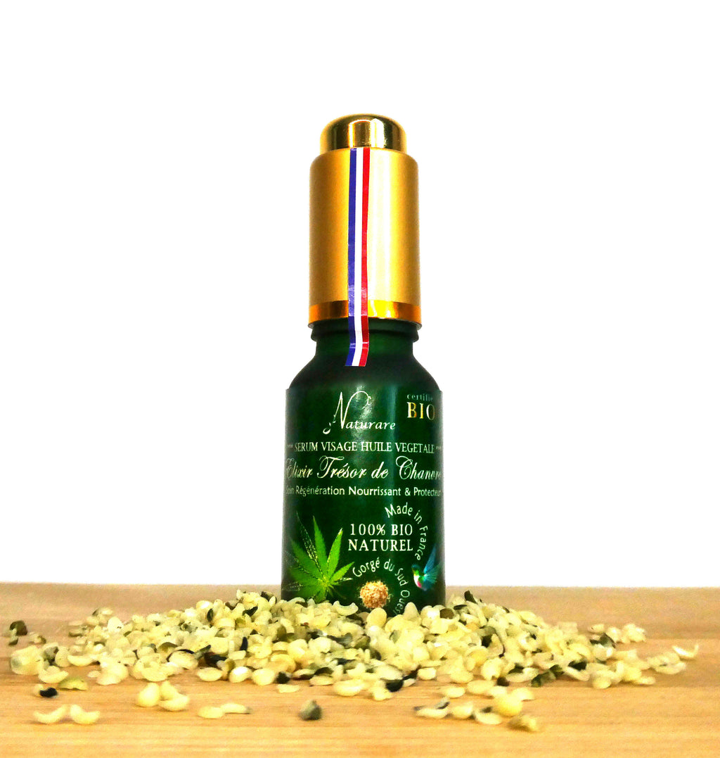ELIXIR TRESOR DE CHANVRE BIO - Sérum Huile Végétale, Compléments Alimentaires