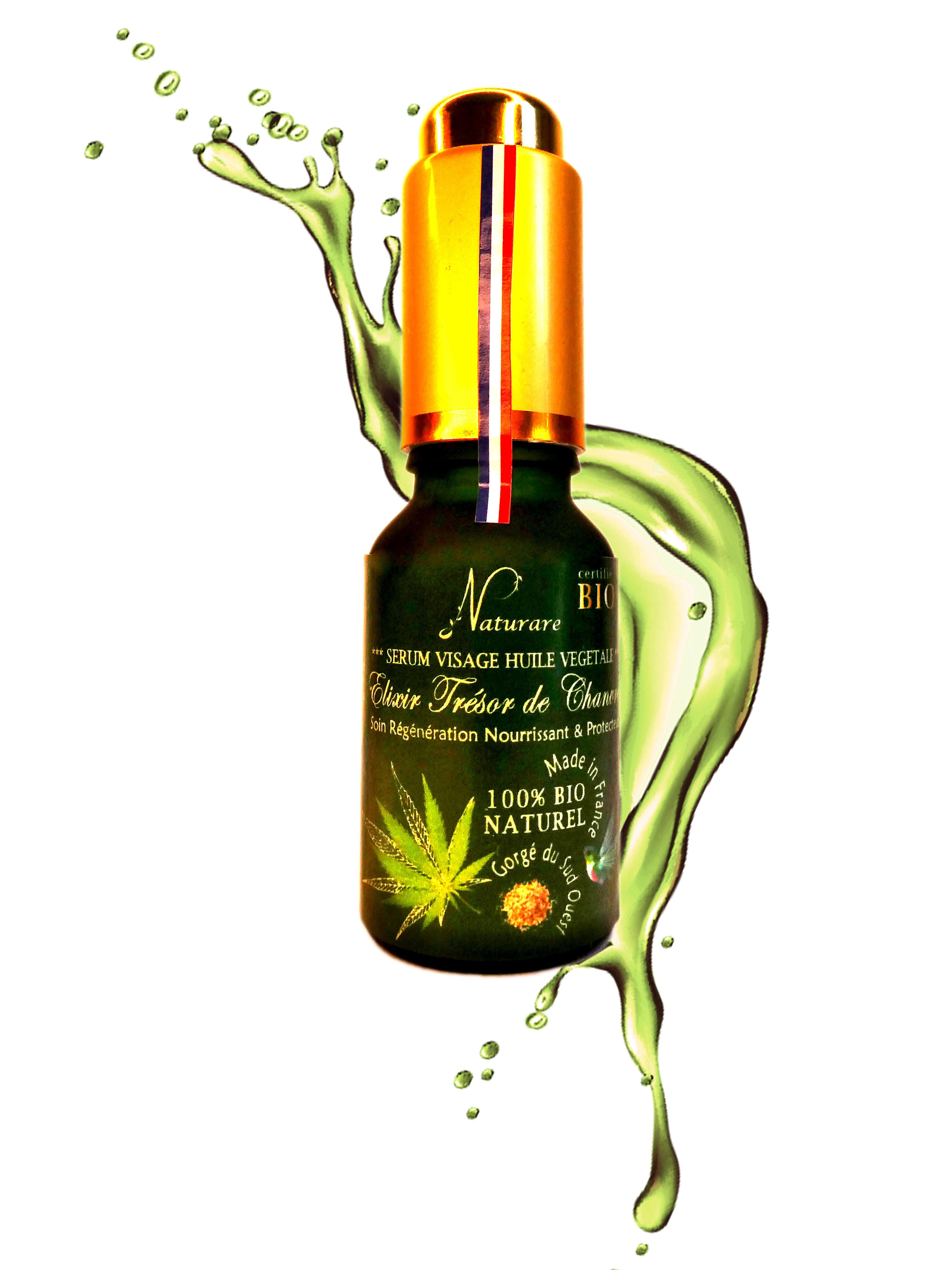 ELIXIR TRESOR DE CHANVRE BIO - Sérum Huile Végétale, Compléments Alimentaires